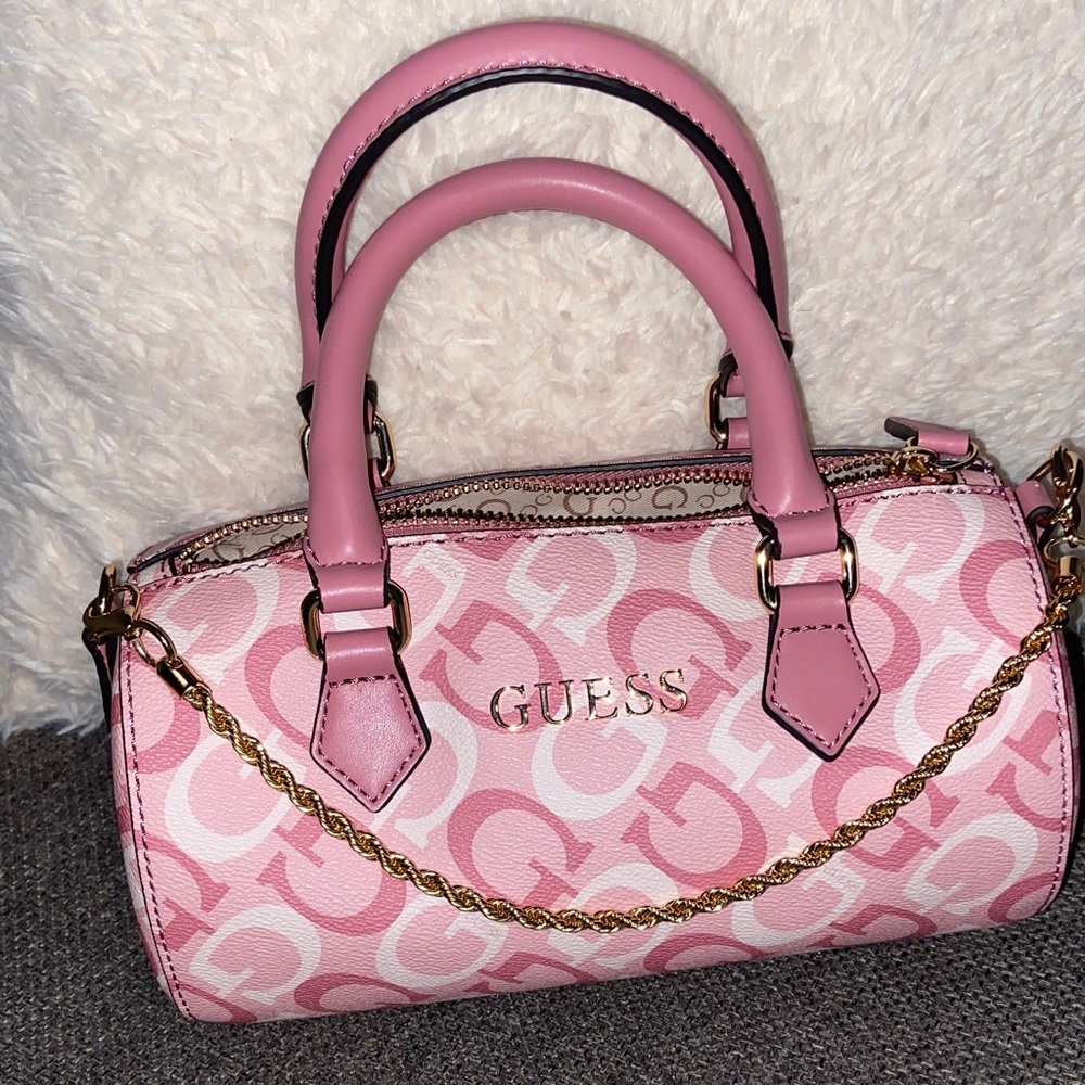 Guess Pink Mini Logo Bag